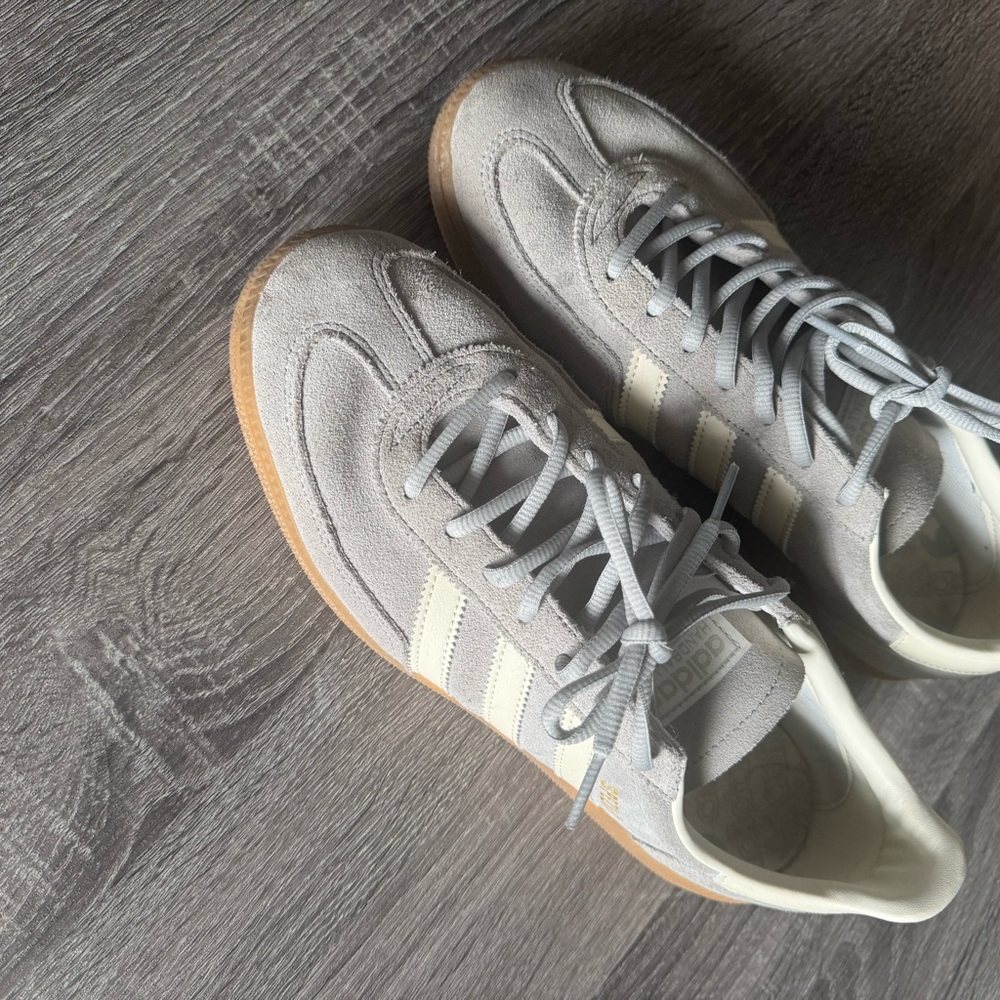 adidas Gray and White Sneakers